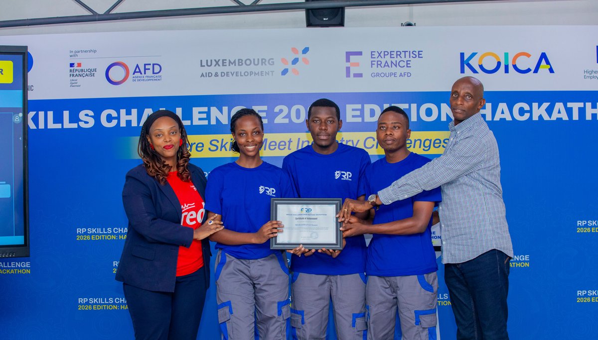 <a href="/ClaudetteIrere/">Claudette Irere</a> <a href="/Rwanda_Edu/">Ministry of Education | Rwanda</a> <a href="/Kigali_College/">RP-Kigali College</a> <a href="/Karongi_College/">RP-Karongi College</a> <a href="/MusanzeCollege/">RP-Musanze College</a> <a href="/Tumba_College/">RP-Tumba College</a> <a href="/GishariCollege/">RP- Gishari College</a> <a href="/Ngoma_College/">RP-Ngoma College</a> <a href="/Huye_College/">RP-Huye College</a> <a href="/rwictchamber/">Rwanda ICT Chamber</a> <a href="/RwandaICT/">Ministry of ICT and Innovation | Rwanda</a> Congratulations to the winning teams and well done to every participant who brought the energy, creativity, and passion to the hackathon. This was more than a competition-it was a glimpse into the future of innovation and industry-driven learning in Rwanda.