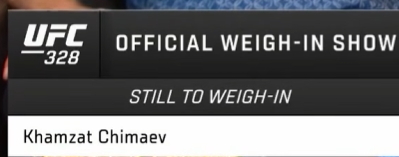 he gonna run away ?  #UFC328