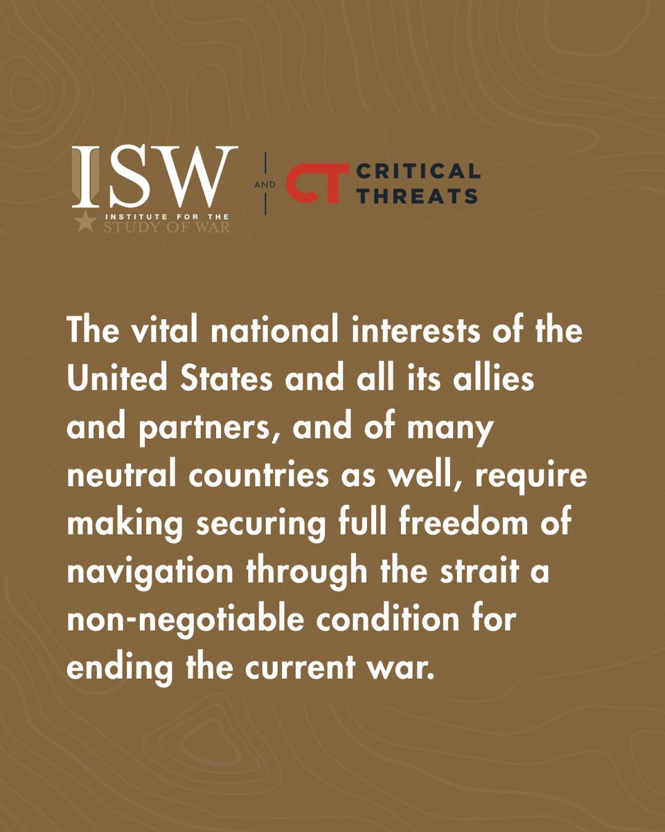 Institute for the Study of War tweet media