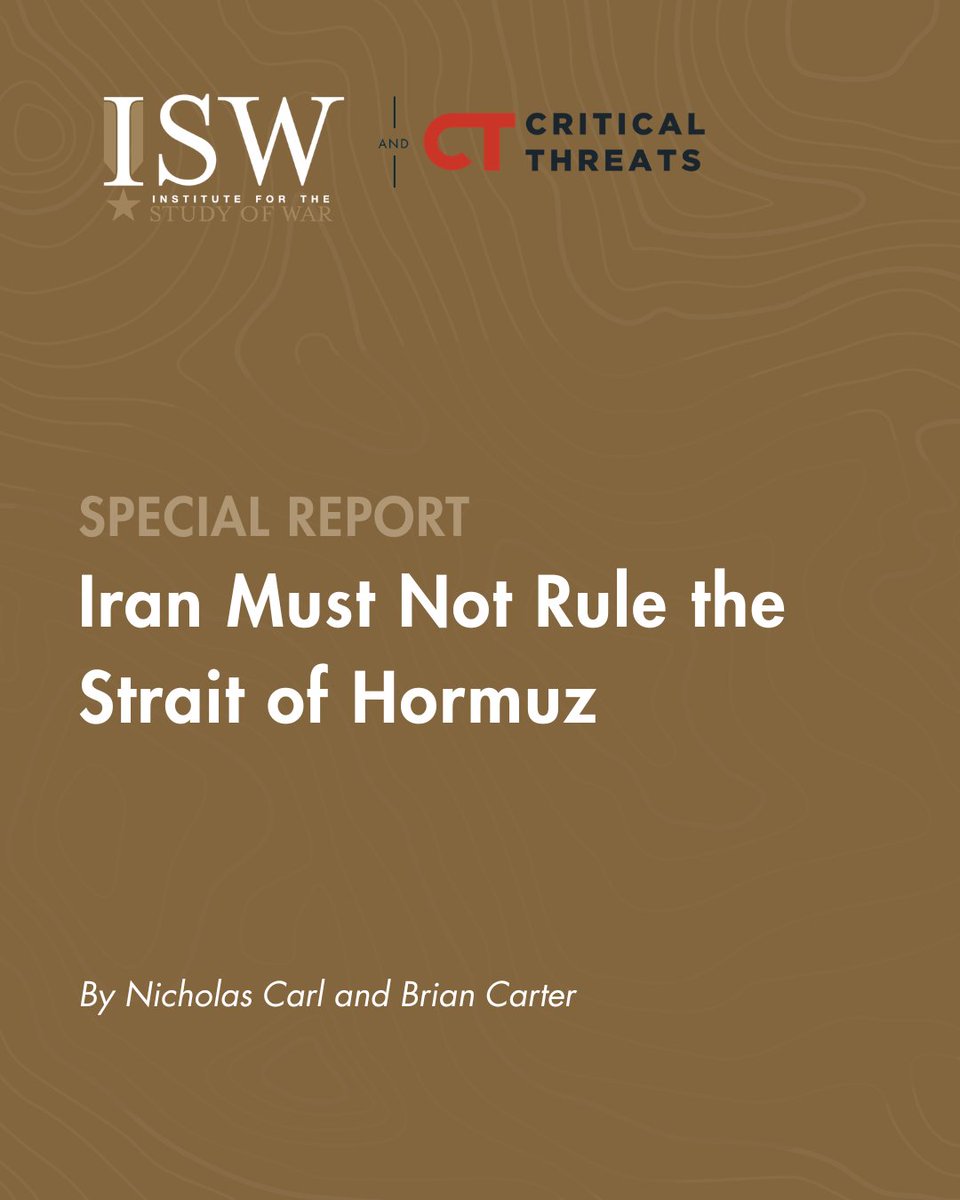 Institute for the Study of War tweet media