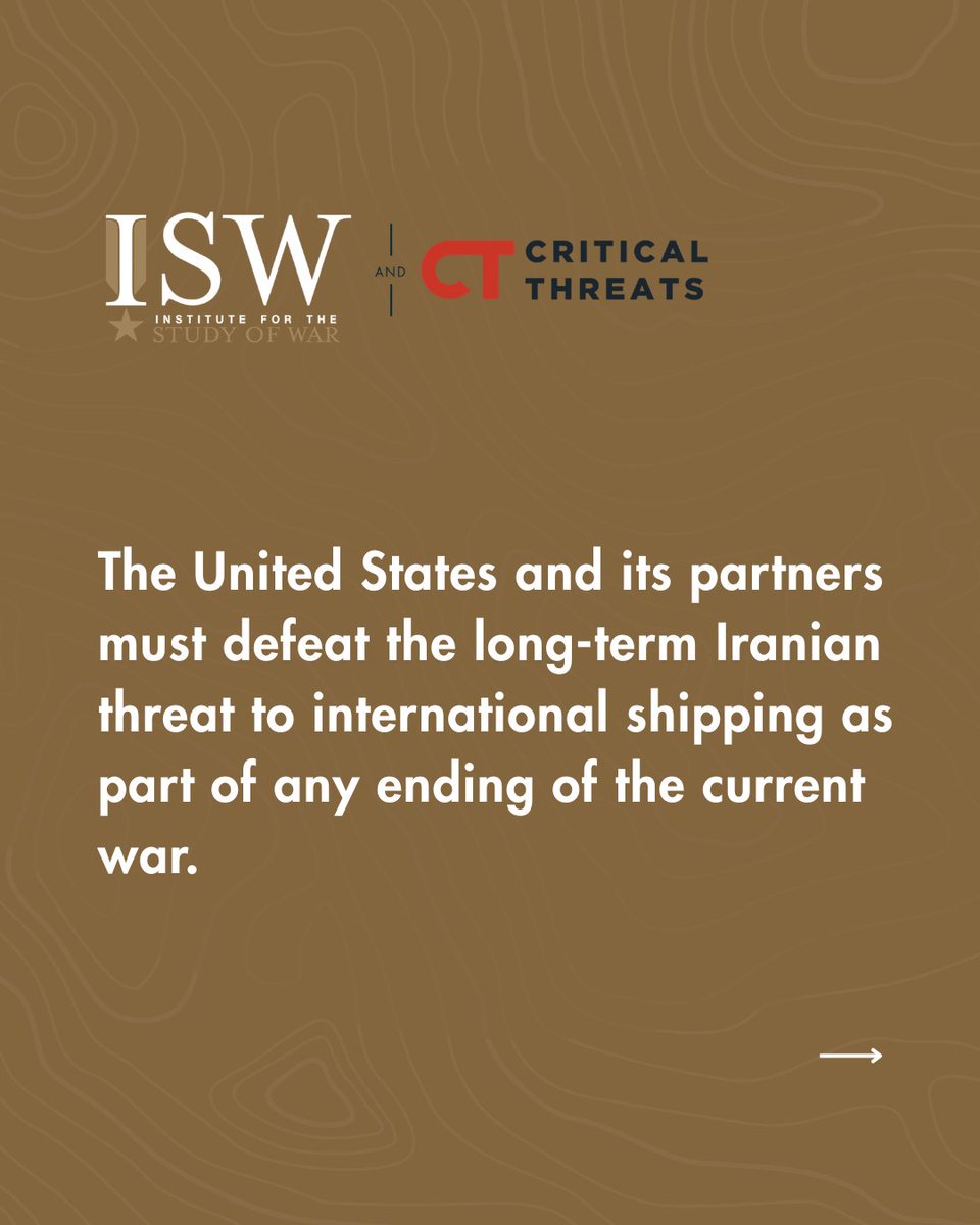 Institute for the Study of War tweet media