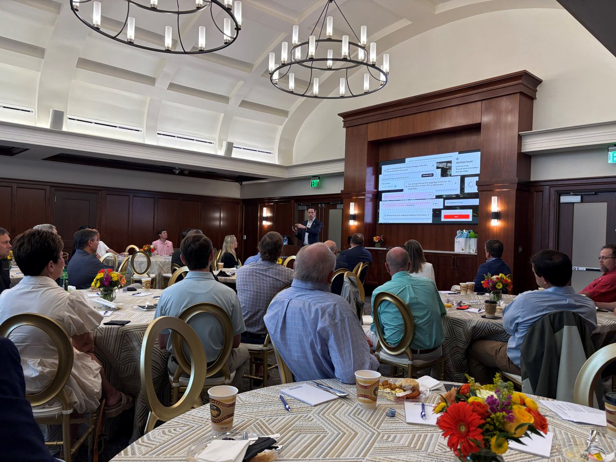RobertsonBank's tweet photo. Thank you Josh Jones, CEO and Founder of QuantHub, for speaking on AI and future-proofing the workforce yesterday. It was a wonderful event! https://t.co/E5fFYtbih7