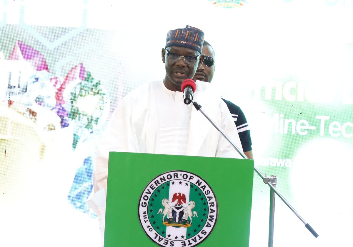 UN_Nigeria's tweet photo. "Nasarawa State Gov't is proud to host the @UNDPNigeria Mine-Tech #UniPod at the State Uni. #Keffi. We'll provide solar mini-grid to sustain the operations of the Unipod, &amp; continue to encourage partners in the mining sector." - Governor @NasarawaGovt H.E. Engr. Abdullahi A. Sule https://t.co/irXSQISwzu