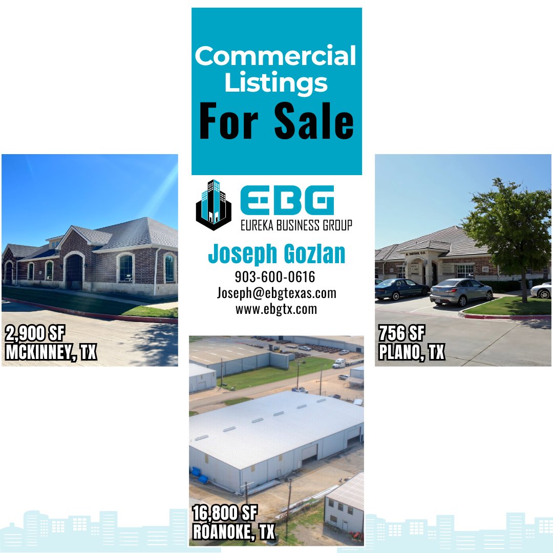 RetailNavigator's tweet photo. 🏢Featured Commercial Listings for SALE – Week of 05/08/2026
Prime investment opportunities across retail, office, and NNN properties now available. Diverse asset classes positioned in DFW's growth markets.
#ForSale #CREInvesting #DFW #RetailNavigator
https://t.co/oRt4pGTO49 https://t.co/ZGHttqb3OS