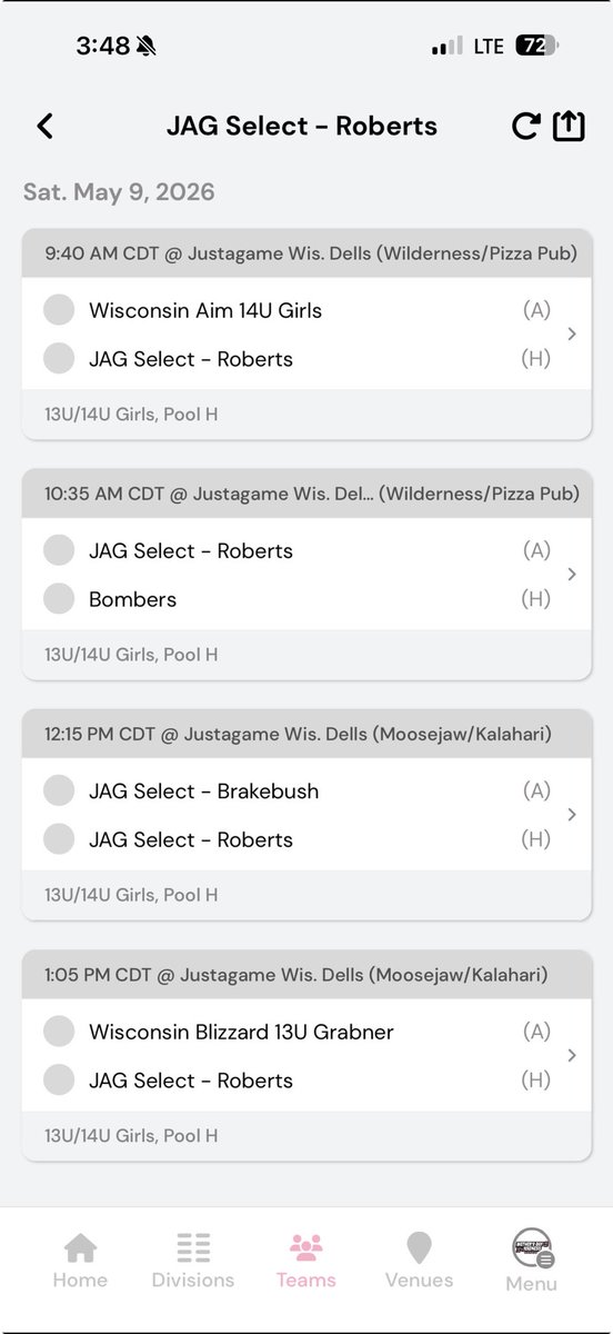leowallace34's tweet photo. Schedule for this weekend! Game times might have changed a little bit. @jagselect https://t.co/UzRa9zOXFU