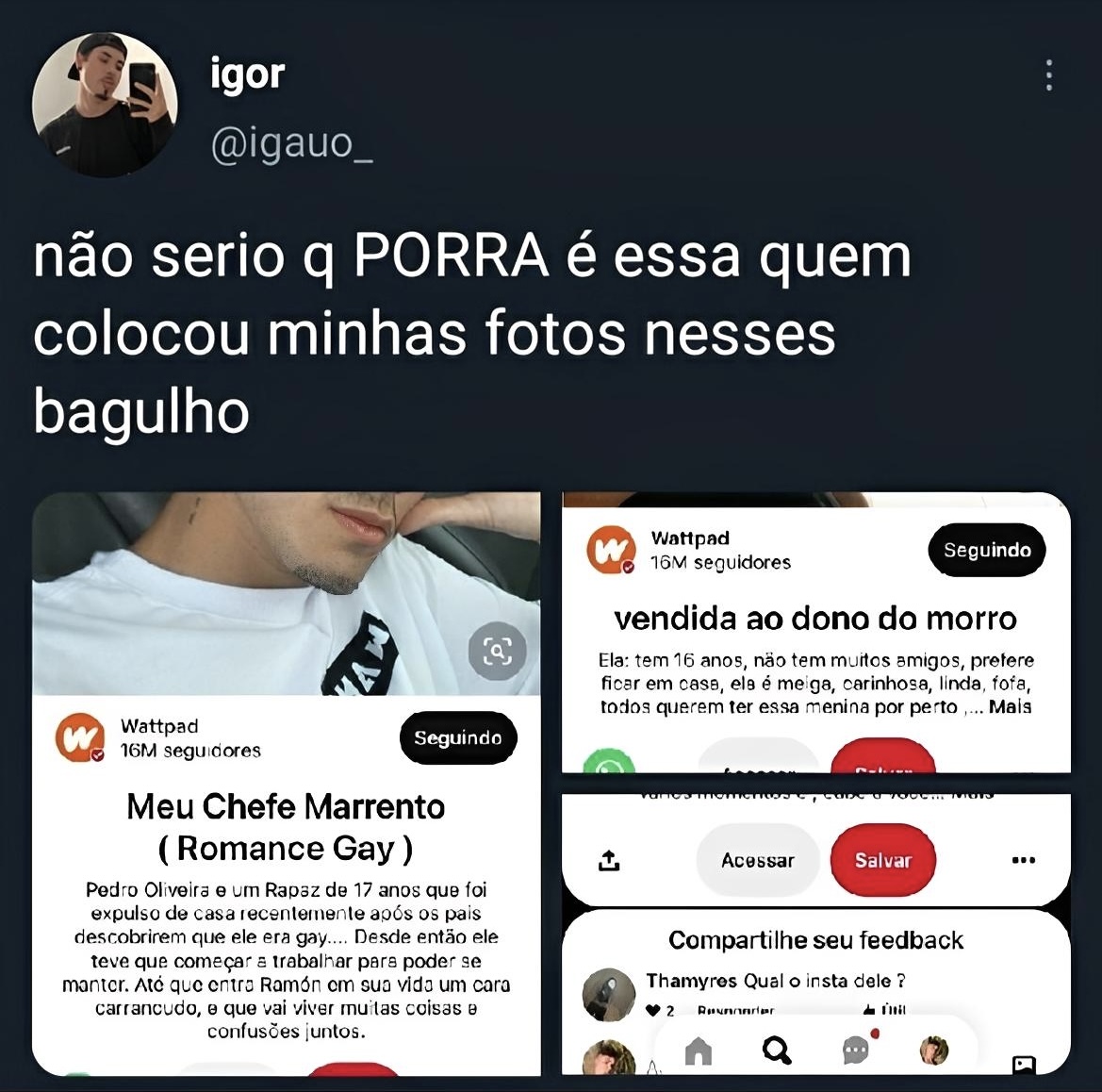 Pérolas do tt tweet media