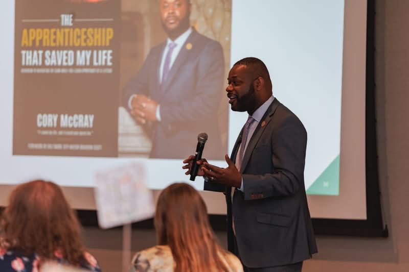 corymccray's tweet photo. Enjoyed the opportunity to be in Virginia connecting with workforce partners across the state

We talked real pathways. Real access. Real outcomes

Discussing the direct and indirect benefits that position individuals and families for long-term stability

#ApprenticeshipCheatCode https://t.co/iwvGWVzbS3
