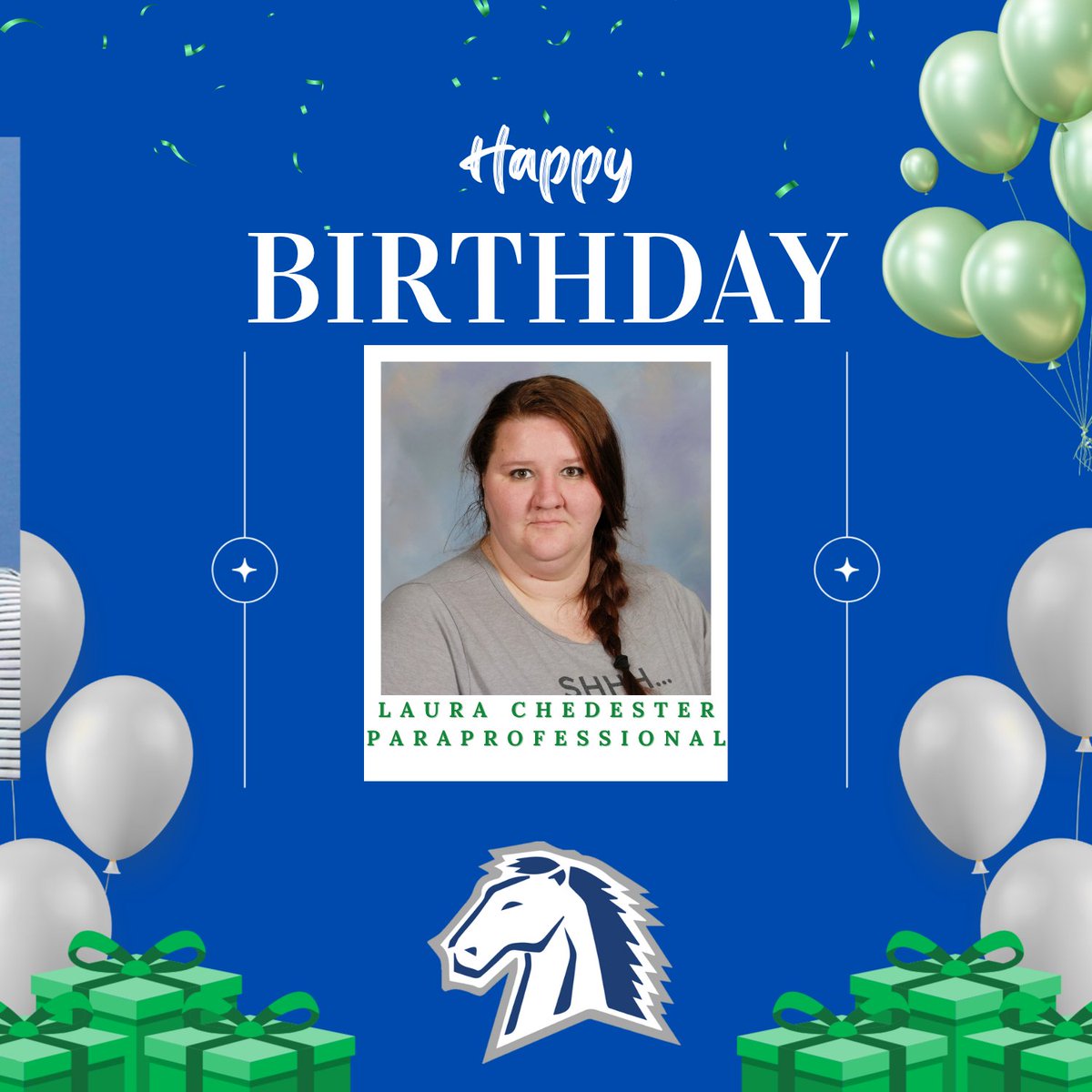 MillardNorthHS's tweet photo. Happy Birthday Mrs. Chedester! https://t.co/7PfbavEG48