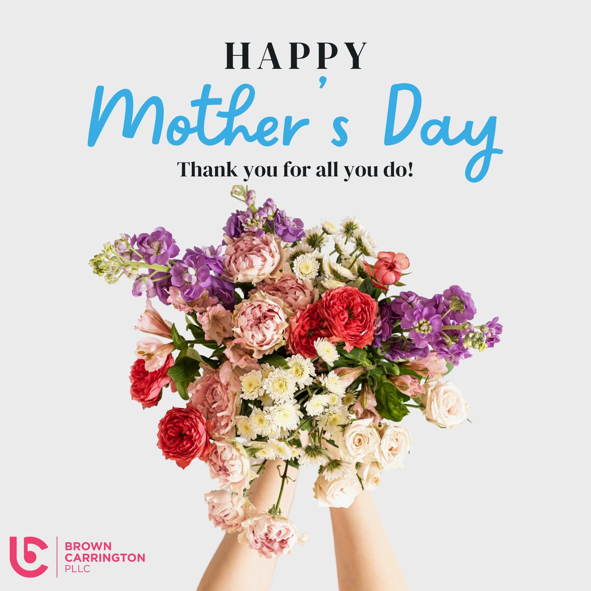 BC_Attorneys's tweet photo. 💐 Happy Mother’s Day !💐 Thank you to all the incredible mothers and mother figures who inspire us with their strength, compassion, and dedication each and every day. Today, we celebrate you and all that you do! 💕 https://t.co/V33TnMUePK