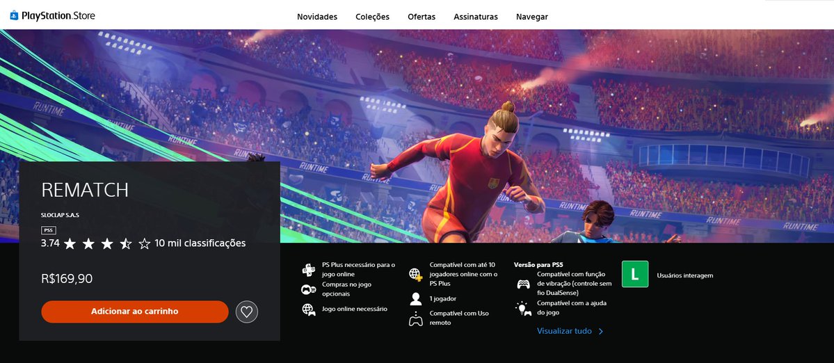 Todo dia um preço abusivo da PS Store Brasil tweet media