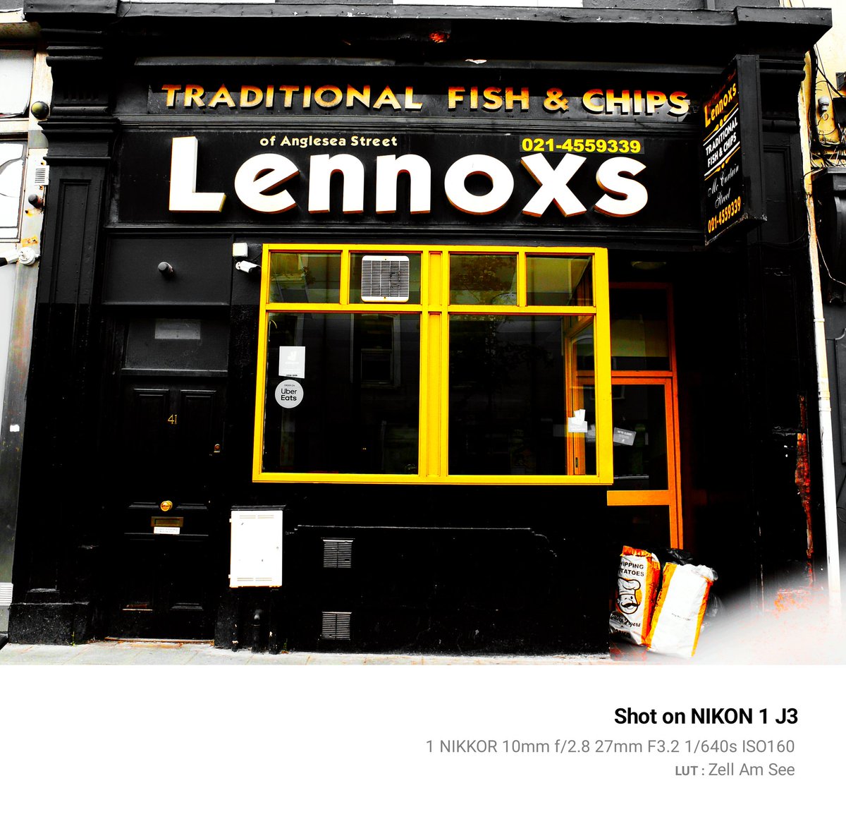 kevinhealyphot1's tweet photo. #Chippers of #cork. #ireland #maccurtainstreet #lennoxs #lennoxschipper #nikon #nikon1 #nikon1j3 #nikonpics #pics #chippersofcork https://t.co/FTgKulqt49