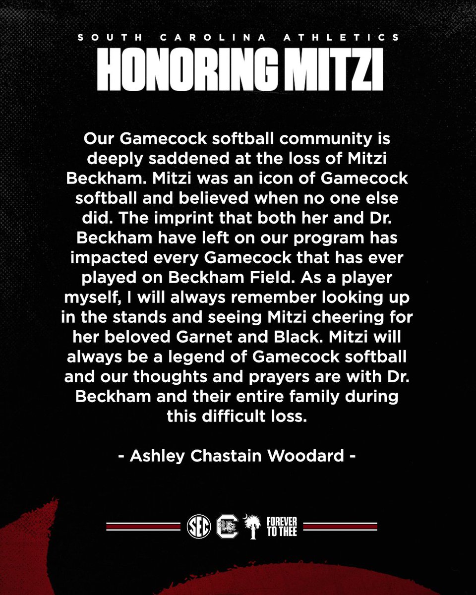 South Carolina Softball tweet media
