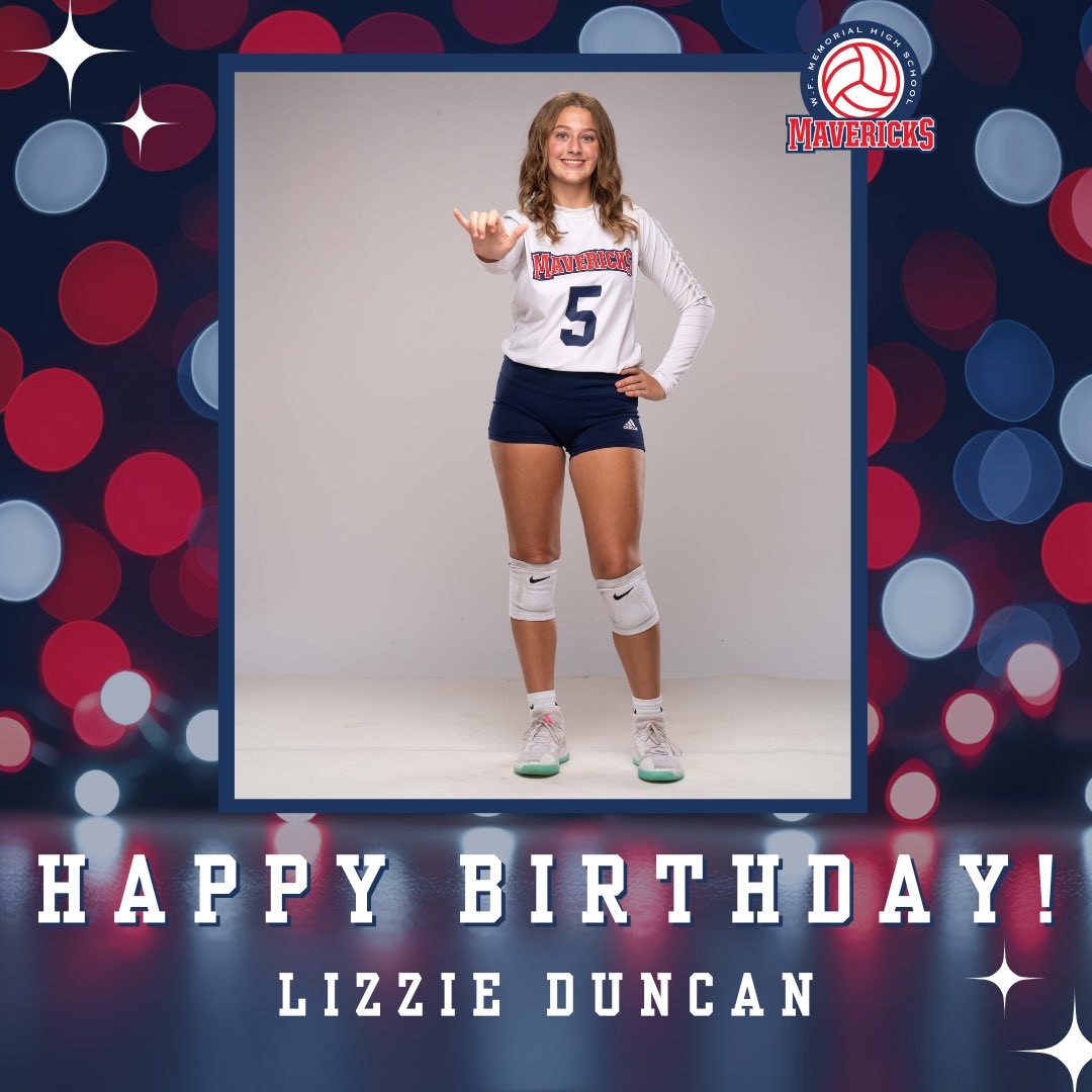 WFMaverickVB's tweet photo. Happy Birthday Lizzie! ❤️🏐💙 https://t.co/zR8GBYNfPu
