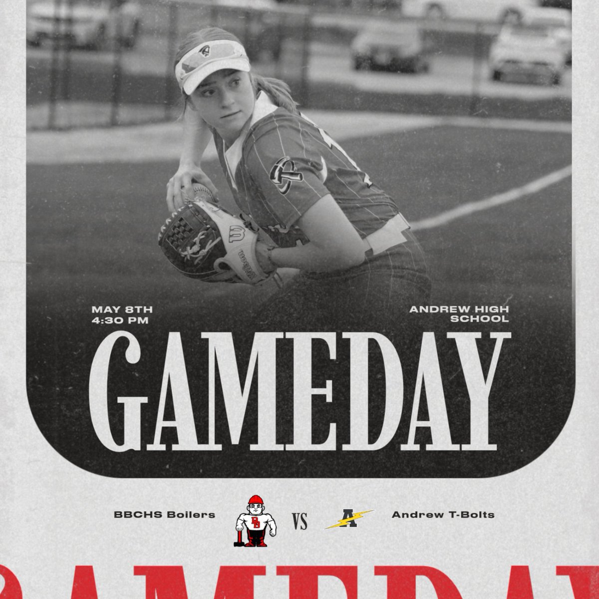 BBCHSsball's tweet photo. Your Varsity Boilers look to bounce back after a tough cross-town match up and are looking to go for their 9th straight SWSC Conference win in a row! 
We will travel to Andrew High School, with the first pitch at 4:30pm! https://t.co/AIy3f43uTZ