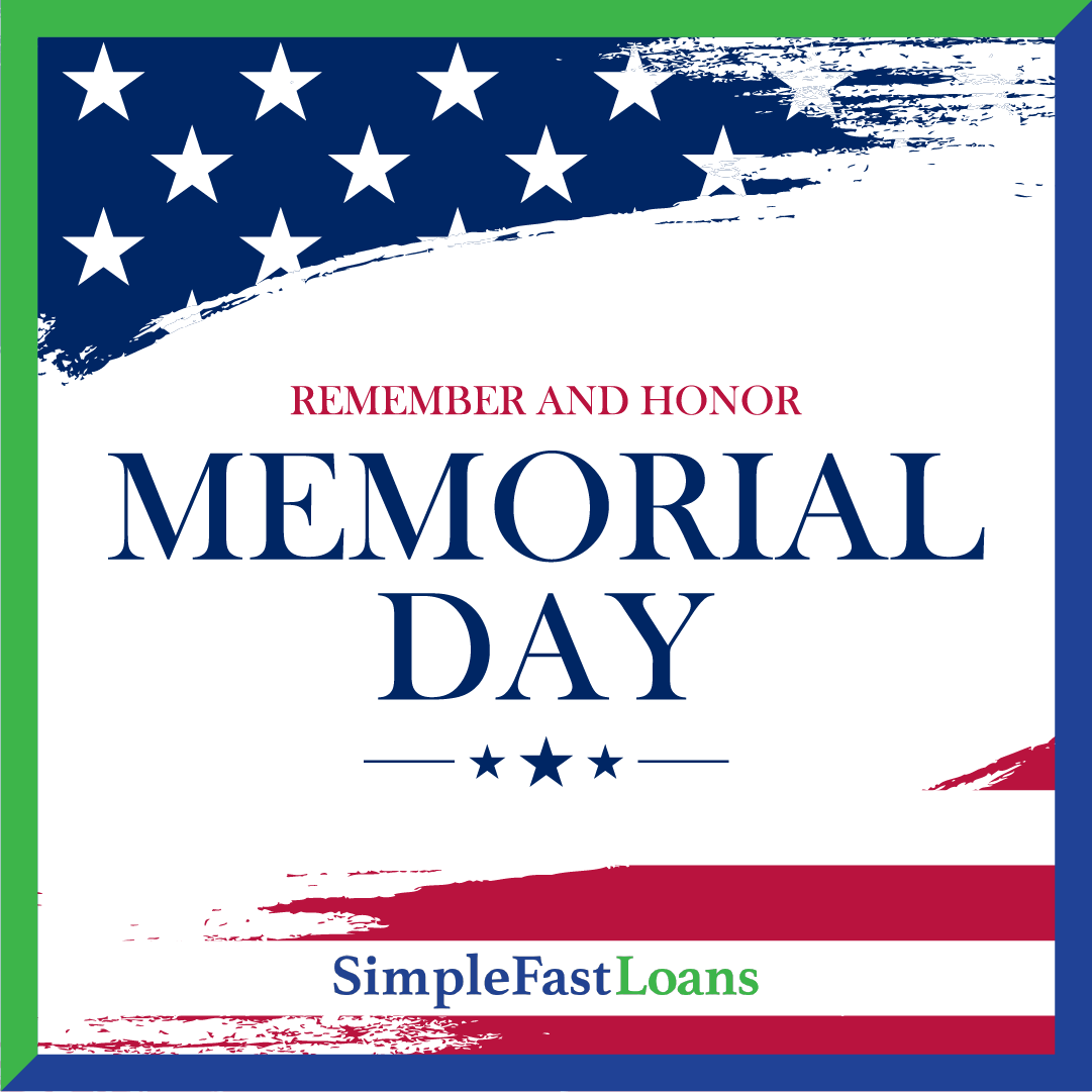SimpleFastLoans's tweet photo. This Memorial Day, we honor and remember the brave men and women who gave their lives in service to our country.

#MemorialDay #HonorAndRemember https://t.co/w5rUOg5dtu