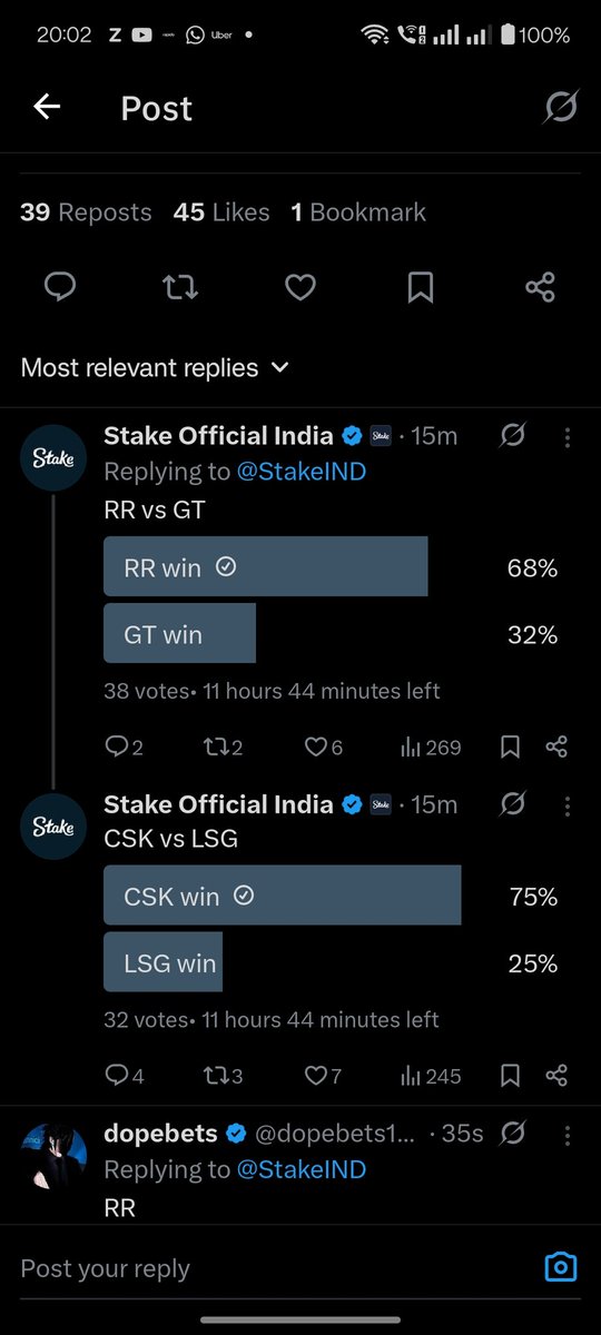 Adityas97066697's tweet photo. @StakeIND Username - Aditya26meena 
Csk and Rr
@iamadityaghosh https://t.co/emLF3KC6ES