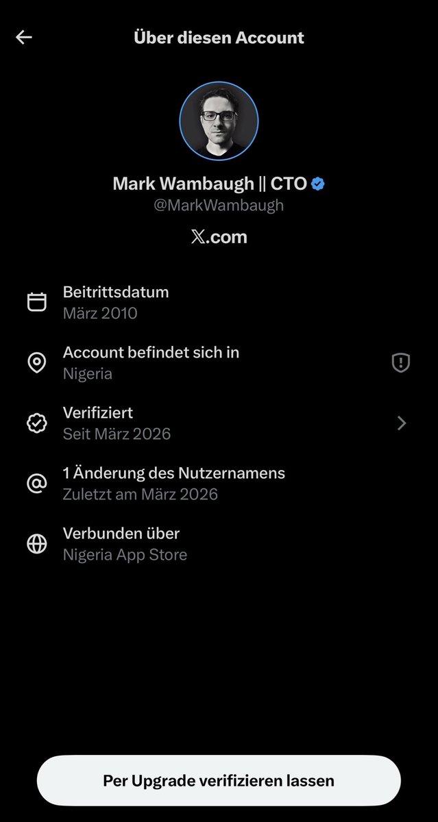 MARK3TMIND's tweet photo. @MarkWambaugh @Pr0metheus02 nice a nigeria scammer 🤣 https://t.co/3ZII6JyU7h