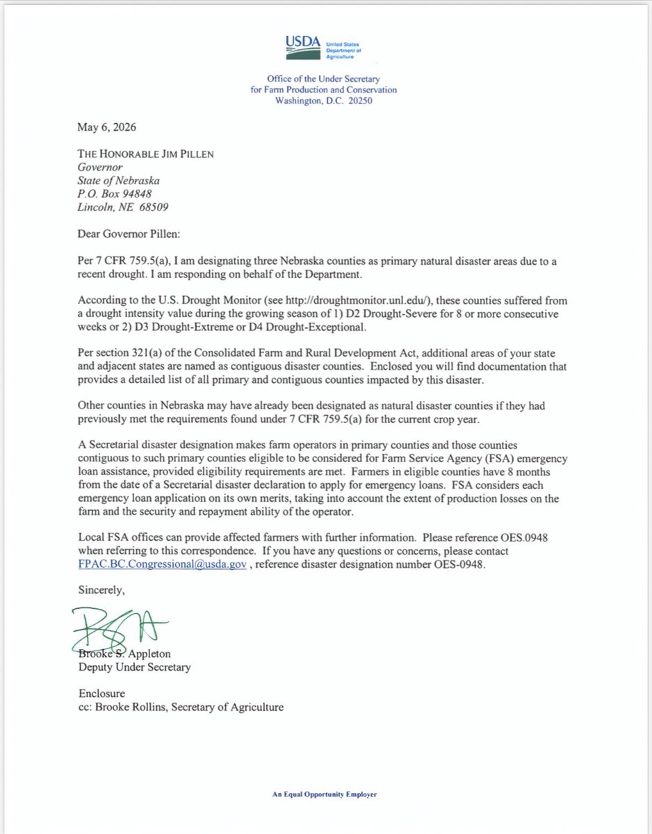Governor Jim Pillen tweet media