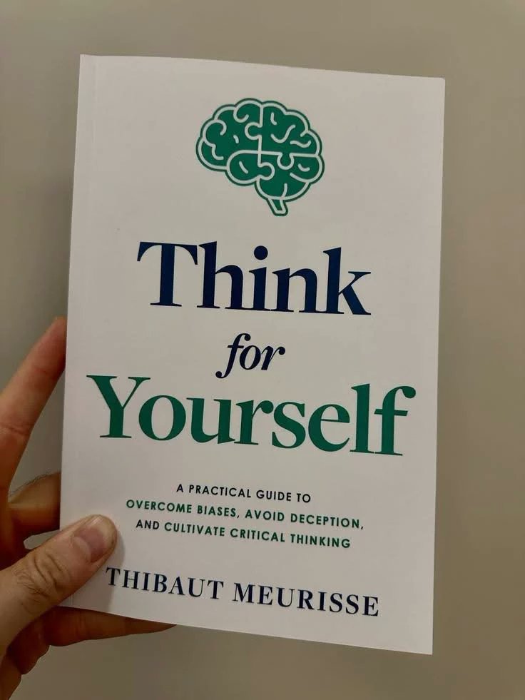 SuccessBluePrtX's tweet photo. Think for yourself by Thibaut Meurisse https://t.co/n2gI7Y3wC0