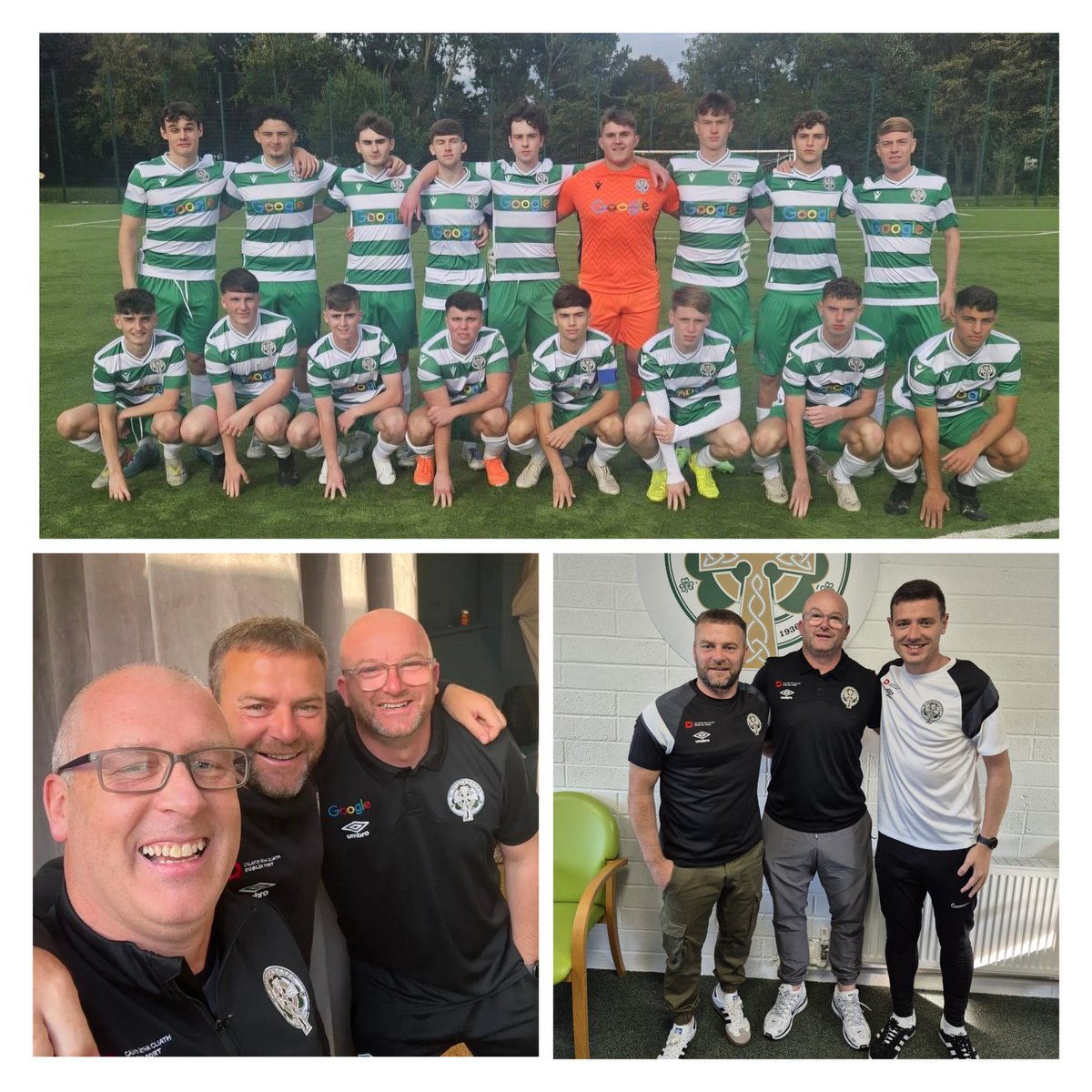 pats_cyfc's tweet photo. ***CLUB NEWS***

After a hugely successful season, we are delighted that the U19's coaching team of Jonathan Tormey, Jerry Doyle, Mark Benson and Lee Weafer have decided to continue within the club and step up into senior football.

More details to follow over coming weeks 💚 https://t.co/OnARhOTj57
