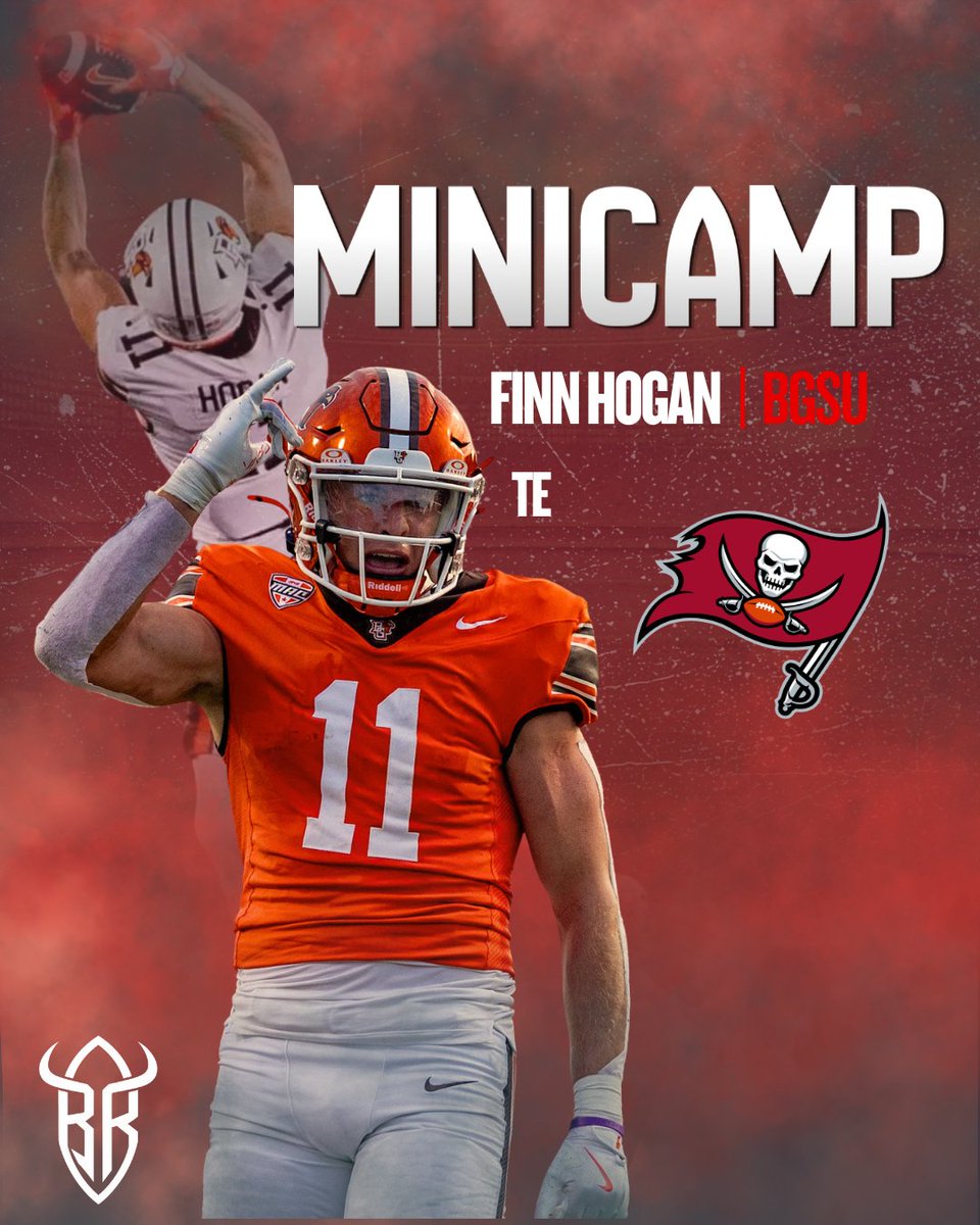 dgregory1's tweet photo. WR turned TE Finn Hogan takes the field at @Buccaneers Rookie Minicamp today. Human Highlight Reel with a 39.5 Vert &amp; 4.56 40Y!   #RaiseTheFlags                    @Finneas05 @bullrush_sports @Advantedge906 @CoachAngersMCGL https://t.co/qFWSN0q7c8