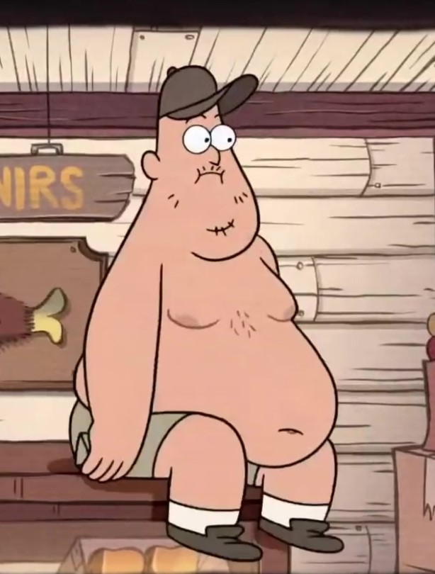 AlphaMaleRICO34's tweet photo. Sending love to Soos Ramirez from Gravity Falls (with his shirtless big belly) https://t.co/RUmirFIvUZ