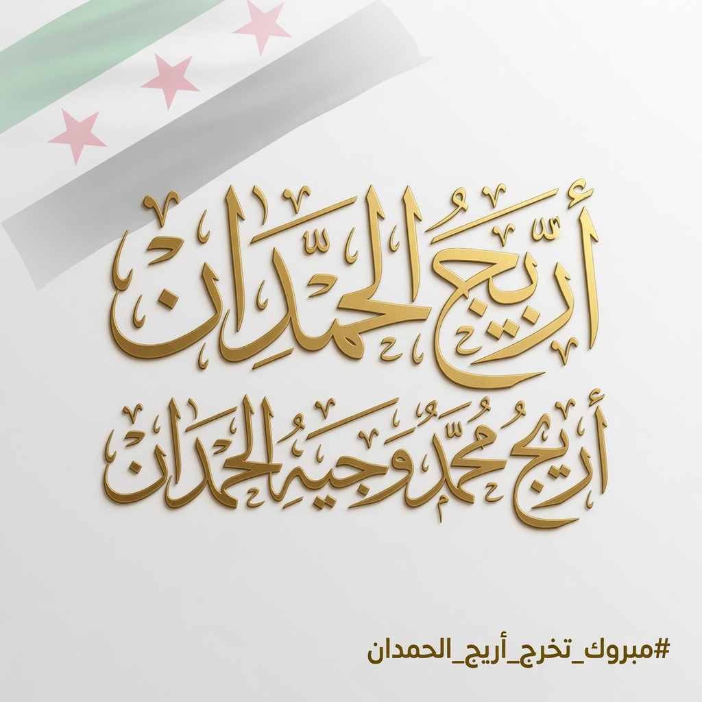 abusafar2132's tweet photo. بكل فخر نبارك.. ألف مبروك لكل عائلة الحمدان هذا الإنجاز الأكاديمي المشرف #أريج_الحمدان #درعا 🌍🎉💎
#مبروك_تخرج_اريج_الحمدان https://t.co/BnsZZhc5cV