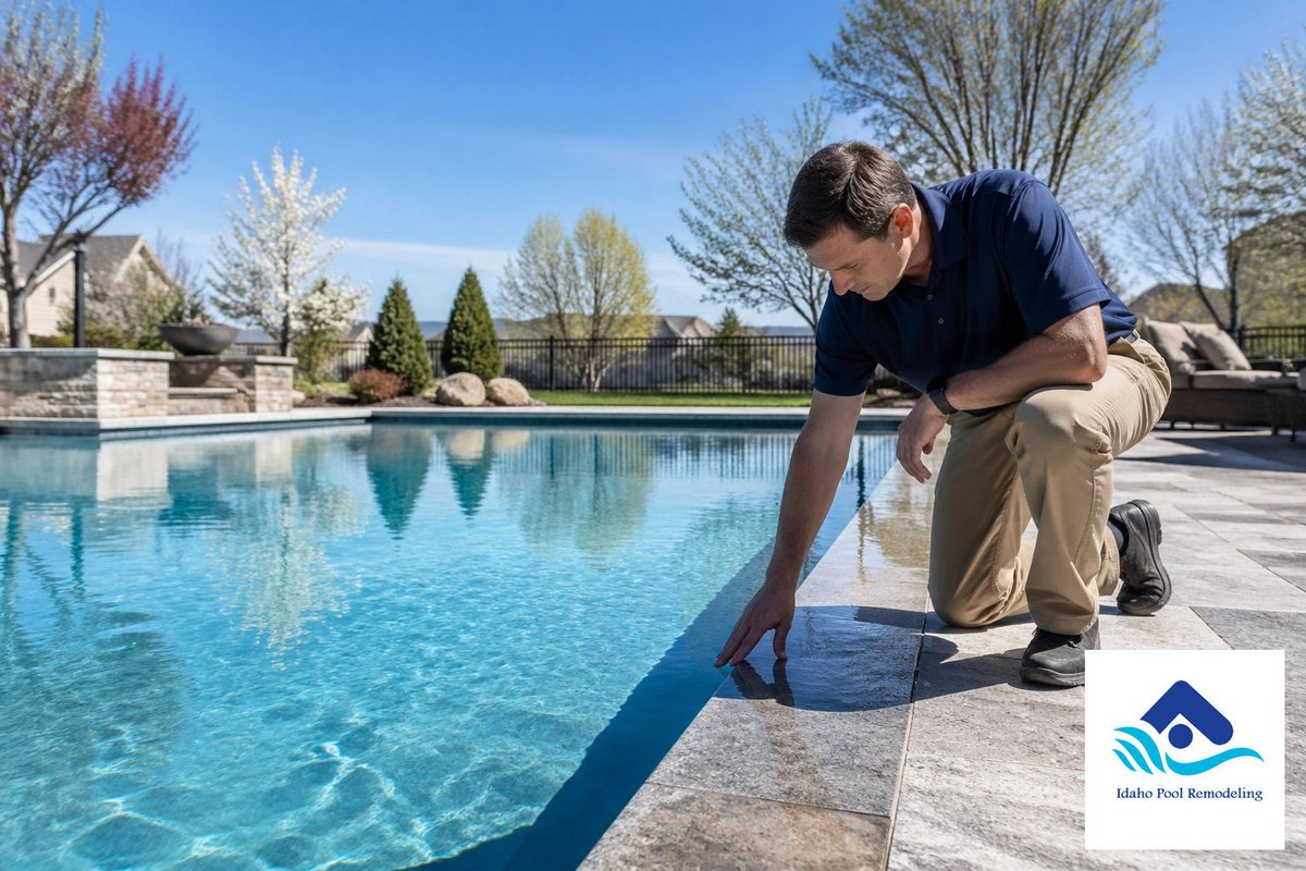 Winter was rough, but spring is here!  Idaho’s freeze-thaw cycles can wreak havoc on your pool. Don’t wait for a leak to ruin your summer: book a spring inspection now to catch damage early. Let's get your backyard oasis swim-ready!  #Boise #PoolRepair #IdahoPools