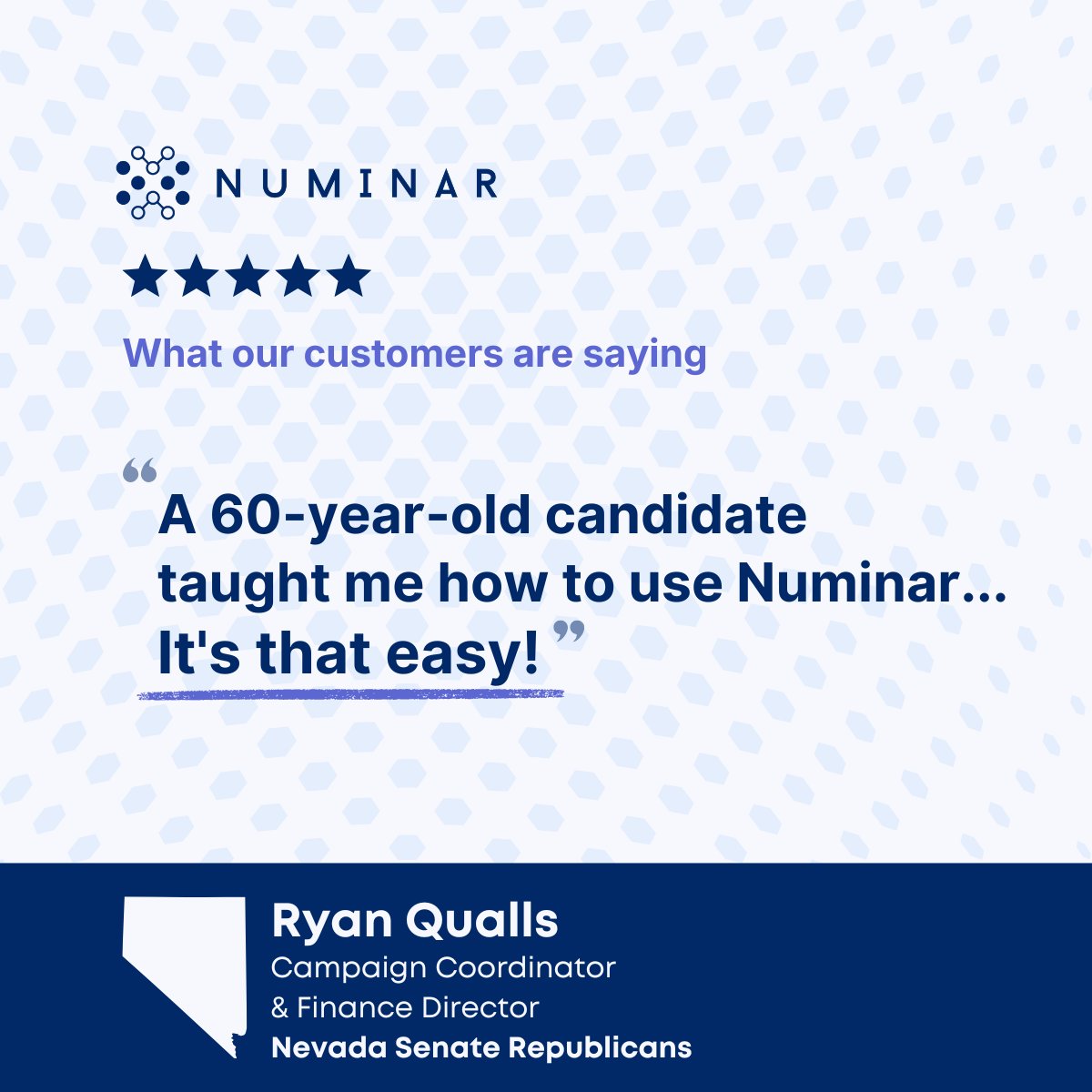 TeamNuminar's tweet photo. In politics, your team doesn’t have time to learn complicated tech. That’s why Numinar is built to be easy to use. 

Ready to scale your program? Let’s talk: https://t.co/2Ly3h7YOql https://t.co/f8b7tNvIIV