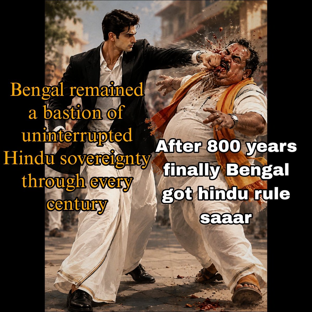 Wherever you find these annoying 800-jeets, Charge the Bangla Maar  🤜🤜🤜
