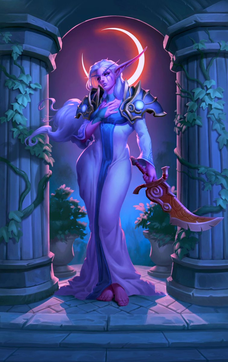 Neasper's tweet photo. The night elves aren't the biggest fans of intruders https://t.co/36mpnsCpB1