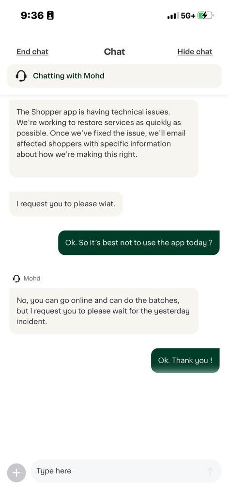 WelloffGeff's tweet photo. @kiddizz @KosherGall @Instacart I got an update. https://t.co/nu7dQuAz9T