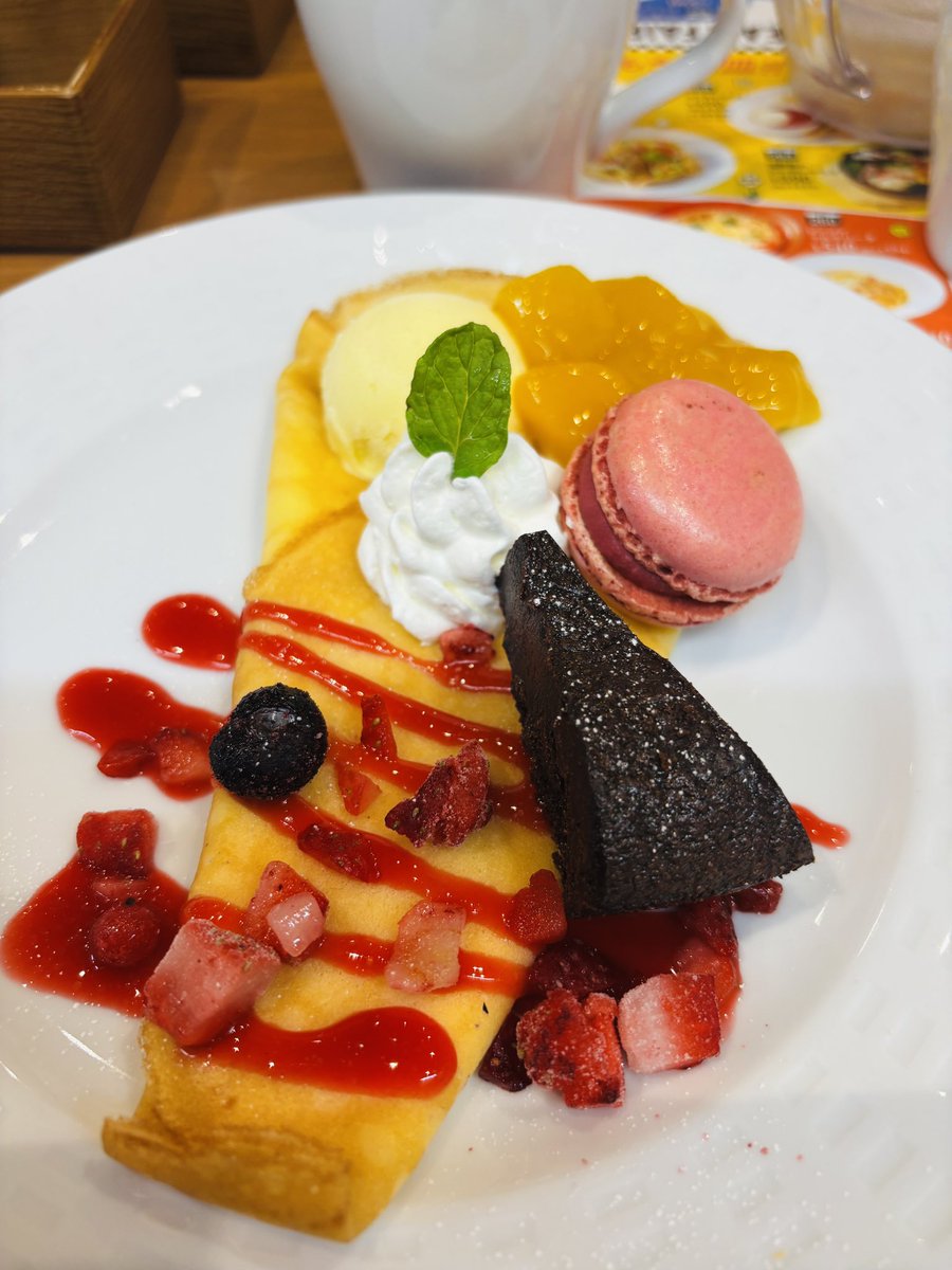 ママ友親子グループでお夕飯✨ デザートは母の日デザートプレート