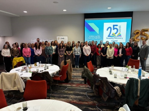 OidePriLiteracy's tweet photo. Celebrating 25 Years of Reading Recovery in Ireland. https://t.co/RbB78BqT9F
