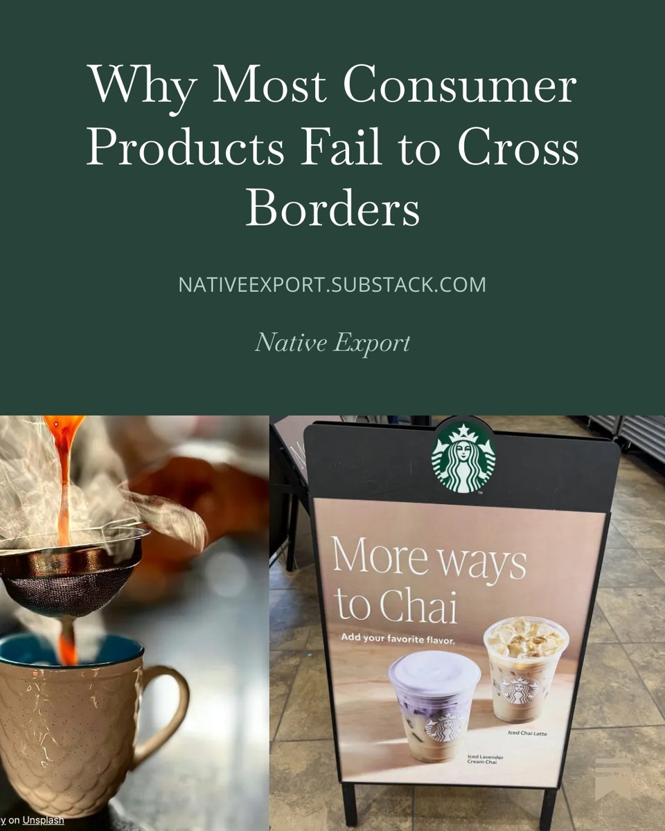 pranali_c's tweet photo. Why Most Consumer Products Fail to Cross Borders https://t.co/qYe3mszUbR https://t.co/lJssg2xPSV