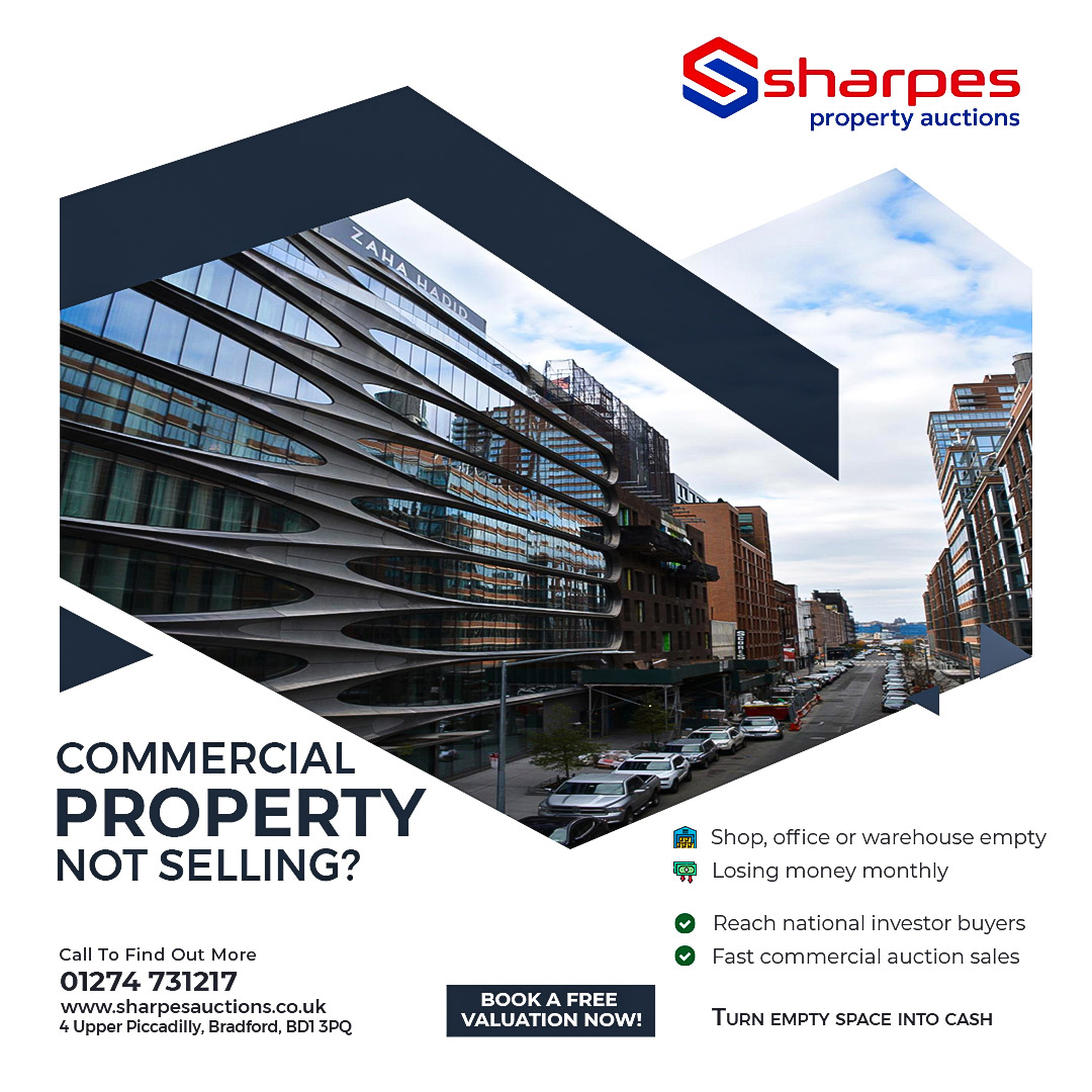 Sharpesauctions's tweet photo. Commercial property not selling?
Empty units draining cash. Put it to auction and reach serious buyers nationwide. 

#CommercialProperty #PropertyAuction #SellCommercial 

https://t.co/rRVYhFYxp1 https://t.co/tPdKSVkPFV