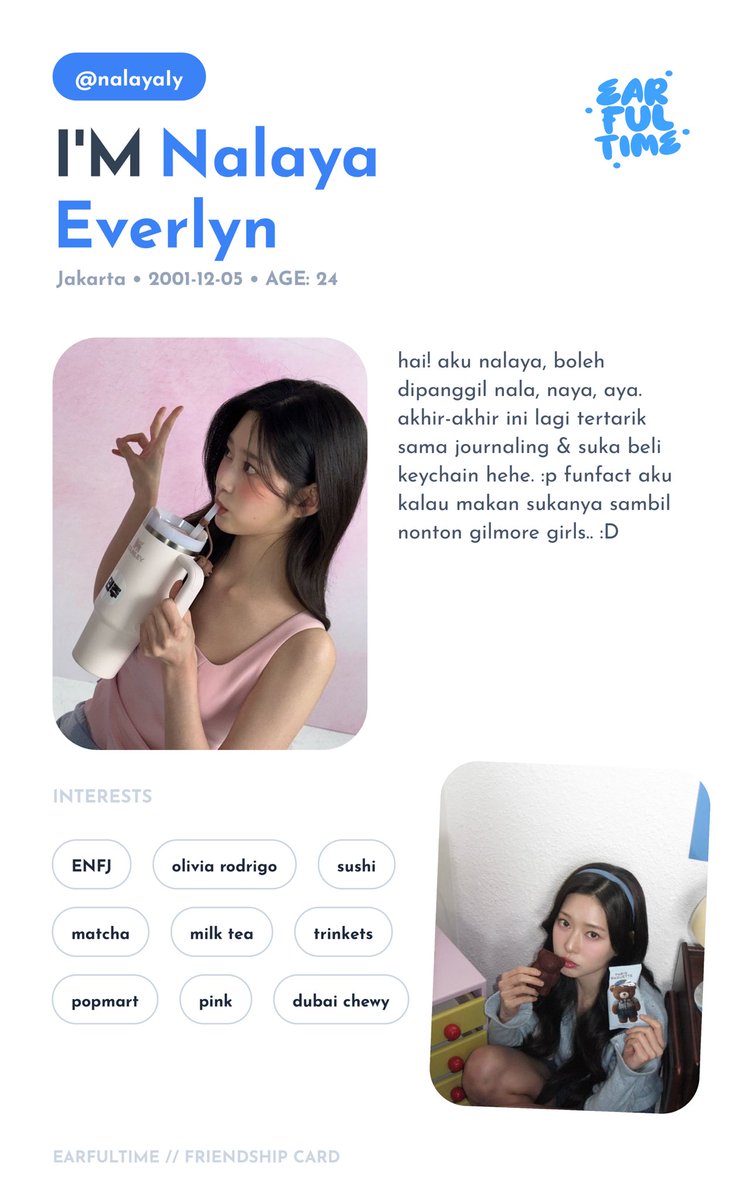 nalayaIy's tweet photo. @earfultime haai, dengan nalaya disini! aku lagi suka, suka, sukaa banget sama milk tea. pernah 2 minggu minum milk tea terus. kalian kalau lagi suka sama sesuatu suka kayak gitu juga nggak sih? kayak jadi tergila-gila banget. sekalian juga dong kasih tau funfact kalian hihi. :3 https://t.co/TKbnxhB8cy
