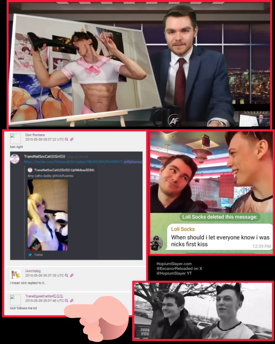 If you watch the video below and don’t think Nick Fuentes glows brighter than a federal flashlight, 
maybe it’s time to question your sexual orientation or something. 
And what are these convos?
<a href="/NickJFuentes/">Nicholas J. Fuentes</a>