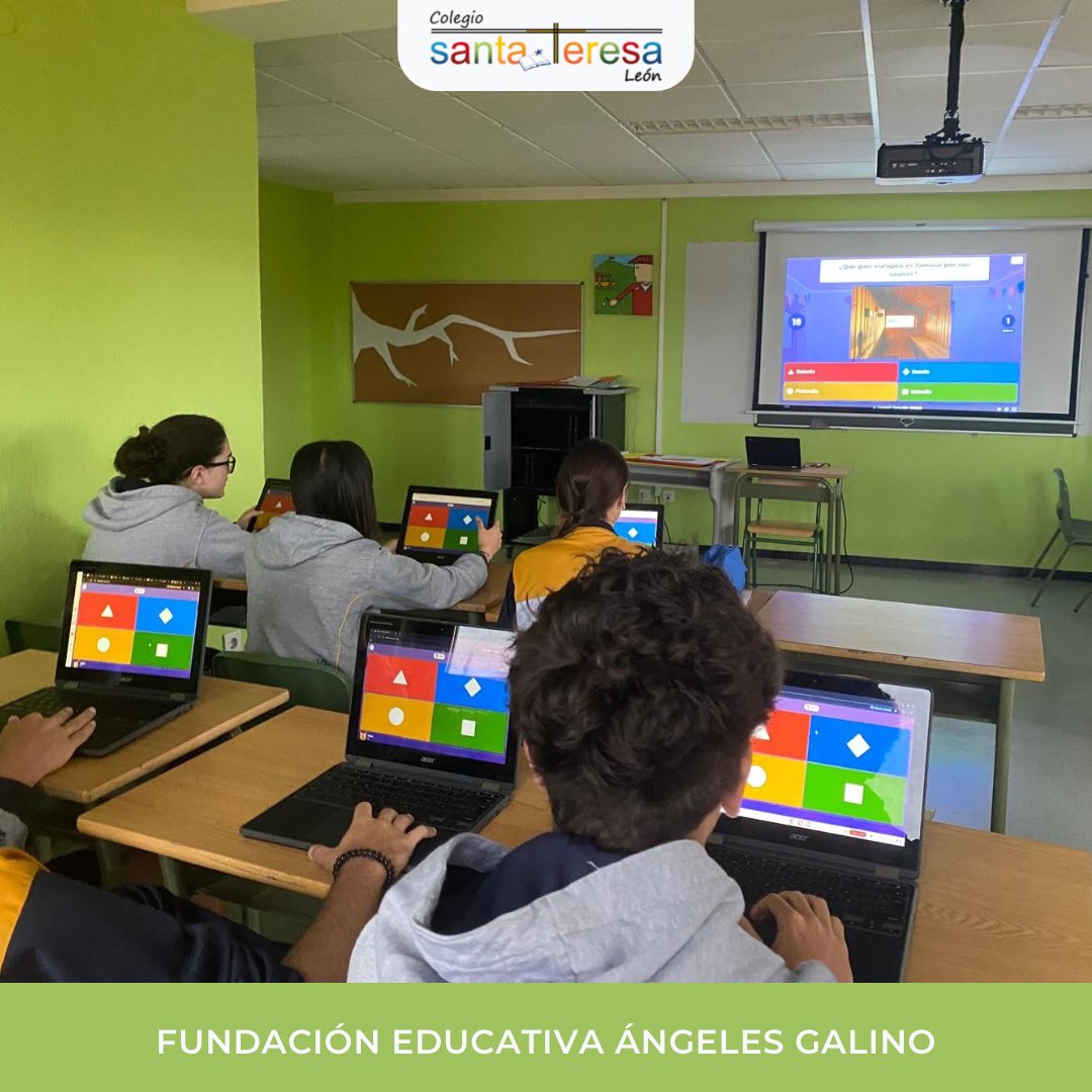 STeresaLeon's tweet photo. Celebramos el Día de Europa aprendiendo y disfrutando juntos 🇪🇺 ¡Enhorabuena a los representantes de Infantil, Primaria y Secundaria por demostrar todo su conocimiento y entusiasmo en nuestro Kahoot europeo!
@sepie_gob @CfieLeTic 
#Muévete 
#2025_1_ES01_ka121_SCH_000333357 https://t.co/BSLpkxofl1