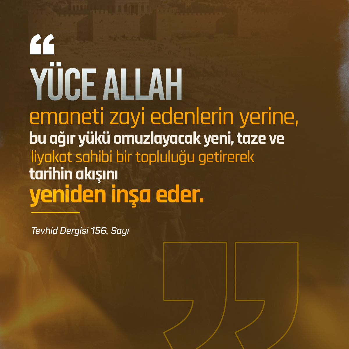 Tevhid Dergisi tweet media