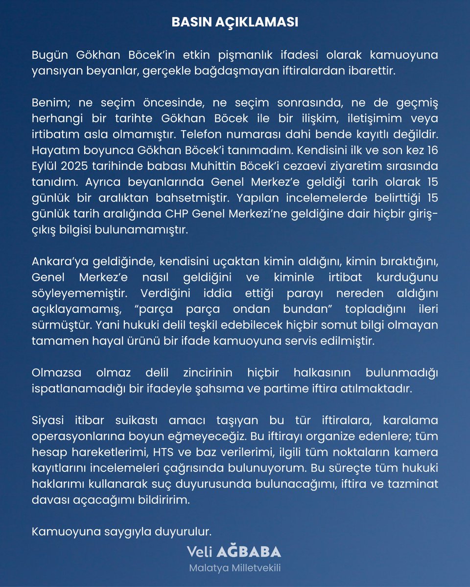 Veli Ağbaba tweet media
