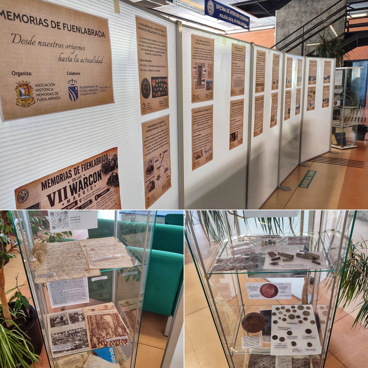 MFuenlabrada's tweet photo. EXPOSICIÓN HISTÓRICA DE #FUENLABRADA:

• Viernes 8 de 17 a 21h
• Sábado 9 de 10 a 21h
• Domingo 10 de 10 a 13h

📌 En la JMD de Loranca, Nuevo Versalles y Parque Miraflores.

Además, mañana sábado 9, de 10 a 13 horas habrá un encuentro con el autor de @MFuenlabrada 😊 https://t.co/AsCEatZPwn