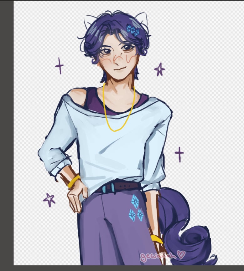 Nct Wish x Mlp (pt2)!!
Sion as Rarity 💜💎

#Nctwishfanart #Sion