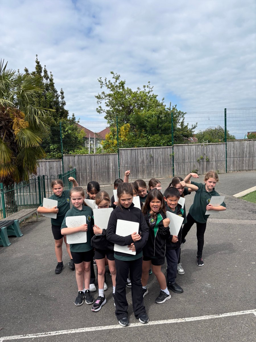 cheamparkfarm's tweet photo. Shields up! 🛡️ Our Year 3 and 4 historians stepped back in time today to join the Roman Army. 🏛️
The children mastered classic battle formations and practiced responding to authentic Latin commands.
#CPFA #HistoryCurriculum #RomanBritain #ActiveLearning https://t.co/4o1exepbFb