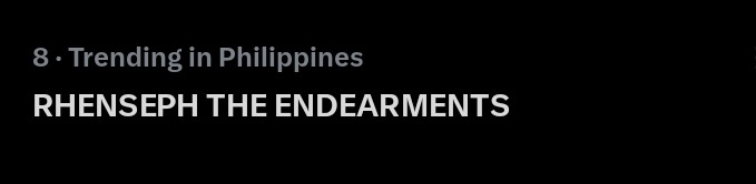 aezekes's tweet photo. we reached top 8 trending OMG KAYO!!!!!!!

RHENSEPH THE ENDEARMENTS
DODONG AND WIFE
#MHIAMBDodongAndTheActingCEO https://t.co/JUx2E3Xfxz