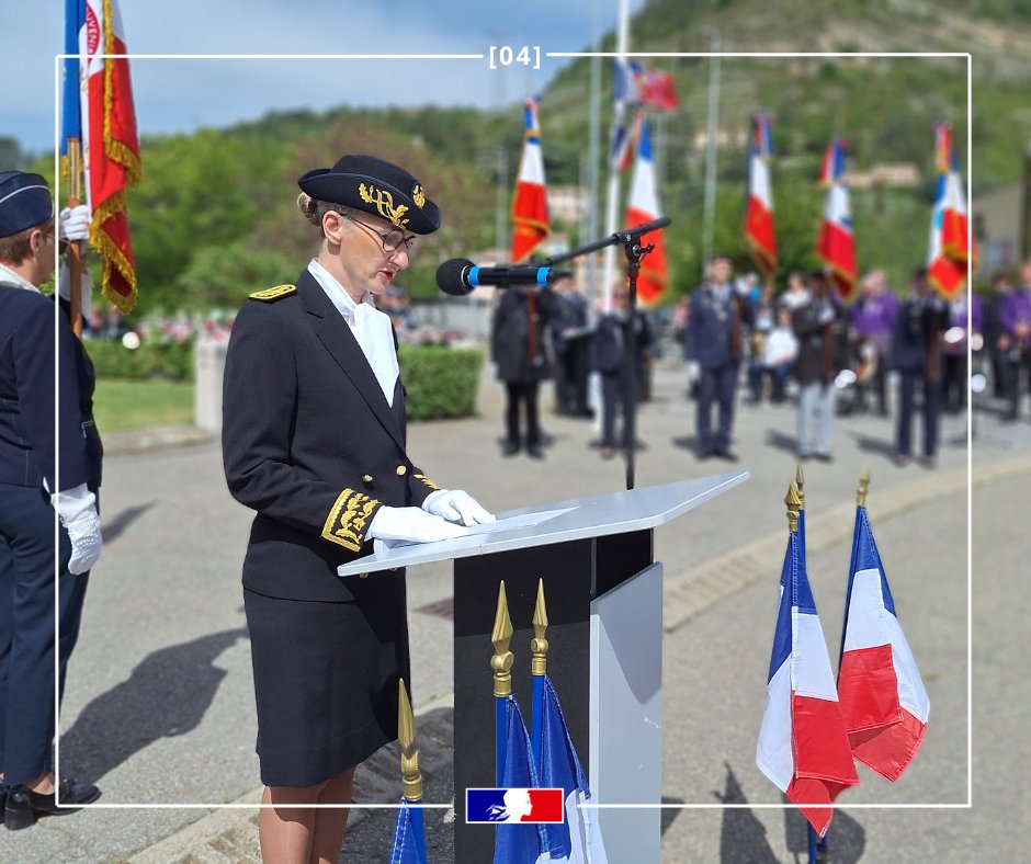 Image de Préfet des Alpes-de-Haute-Provence - 🇫🇷 Isabelle TOMATIS, préfète des Alpes-de-Haute-Provence, a présidé à Digne-les-Bains la cérémonie