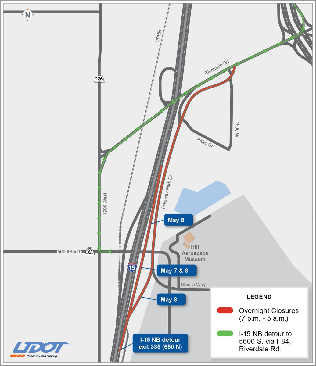 UDOT Region One tweet media