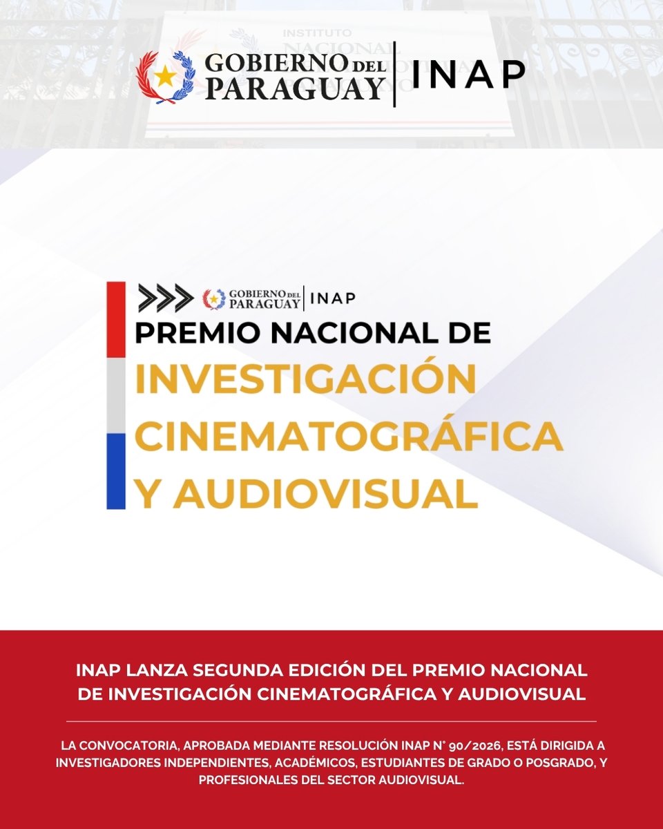 Instituto Nacional del Audiovisual Paraguayo tweet media