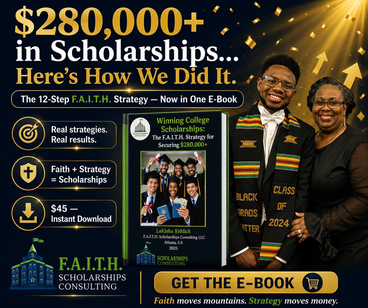 F.A.I.T.H. Scholarships Consulting tweet media