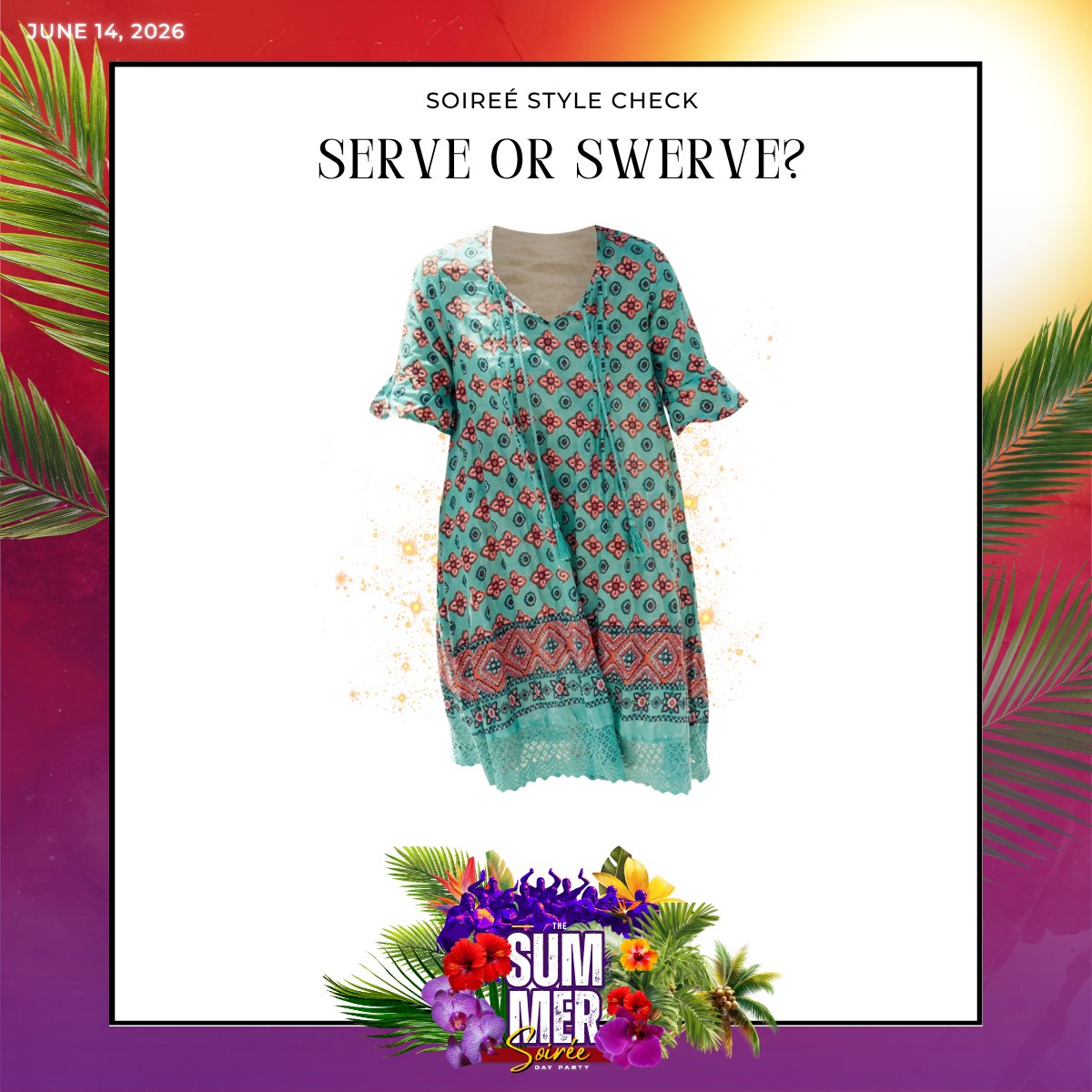wpbdst's tweet photo. ✨ Serve or Swerve: Summer Soirée Edition ✨

Did they eat… or should we send it back? 👀
Drop your vote below ⬇️
💅 SERVED or 🚫 SWERVED
Let’s see who’s really stepping out on June 14 ☀️🥂

🎟️ Tickets: https://t.co/QJx3U9185S
#SummerSoiree #WPBEvents #TakeFlight #WPBDST https://t.co/ecLZEeLCvM